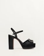 SANDAL WITH VLOGO SIGNATURE PLATFORM IN CALFSKIN 115MM - Image 6